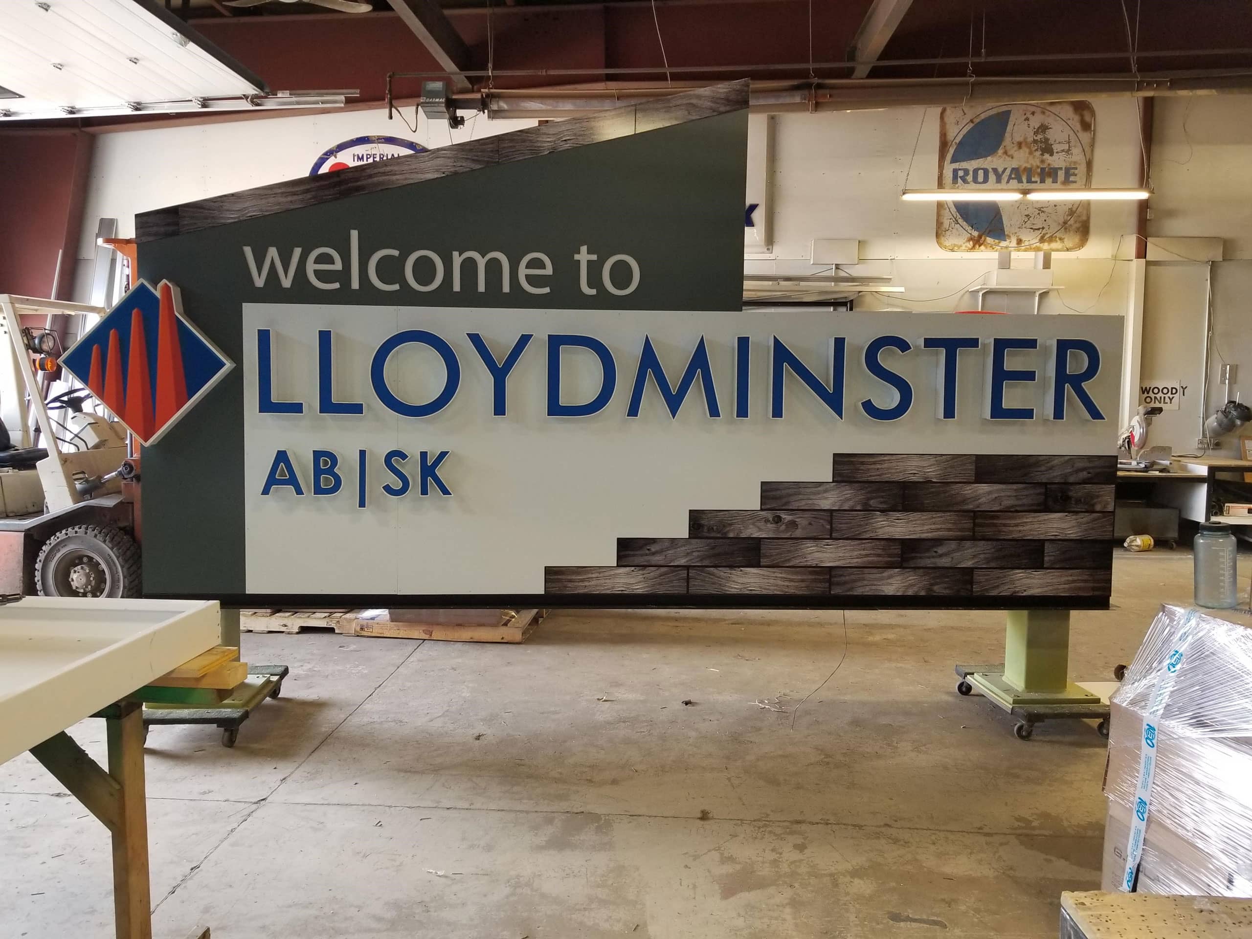 City of Lloydminster Official Logo in Production